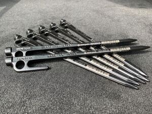 ★送料込/匿名可★スノーピーク ソリッドステーク20㎝×7本☆ペグ★snowpeak★鍛造スチールペグ★キャンプ★新品○
