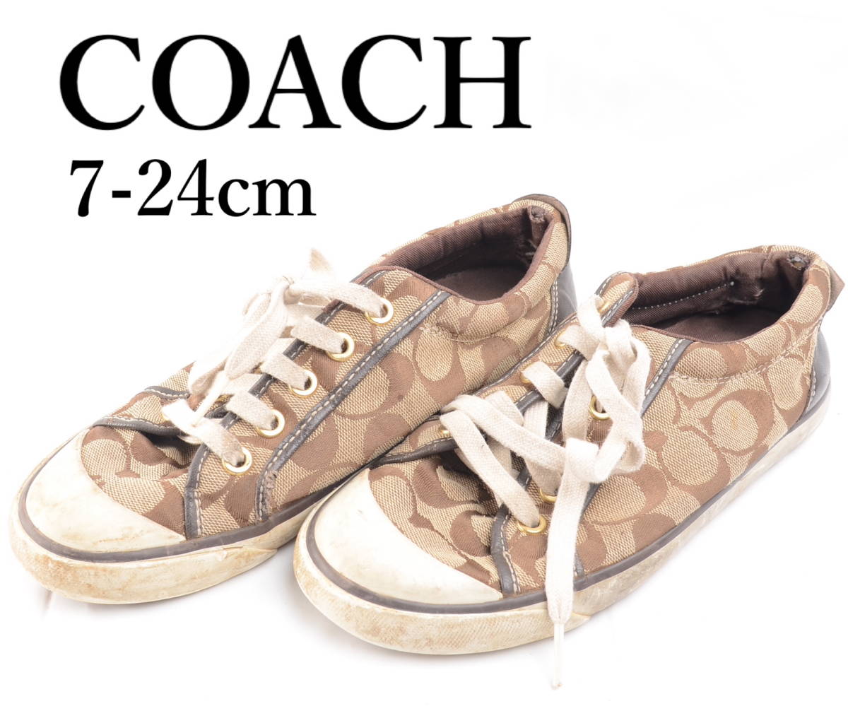 かかと COACH - COACH(コーチ) スニーカー 7 M レディースの通販 by