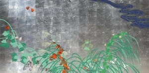 Art Auction 漆絵 酒井抱一の名作_夏秋草図 NH136, 絵画, 日本画, その他