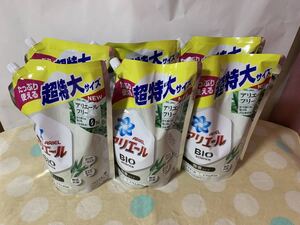 P&G アリエール バイオサイエンスジェル 微香タイプ つめかえ用 超特大 945g×6個セット 未使用未開封品 洗濯用合成洗剤