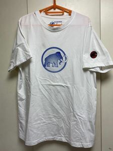 送料格安スピード発送！良品★MAMMUTマムートマンモスTシャツ②★Lサイズクライミングハイキング登山トレランマラソントレッキング