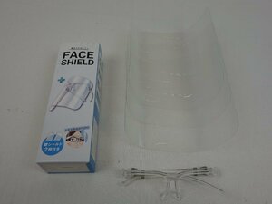 未使用 FACE SHIELD フェイスシールド フェイスガード フレーム×1 シールド×3