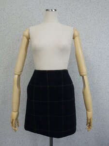  lady's Banner Barrett Banner Barrett tight miniskirt check size 36 navy 