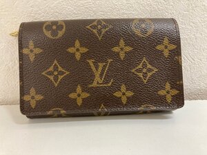 LOUIS VUITTON ルイ・ヴィトン 二つ折り財布 モノグラム ポルトフォイユ・トレゾール M61736 中古 正規品保証
