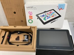 Wacom ワコム One Creative Pen Display 液晶ペンタブレット 13.3型 KSO-B602(B) 中古