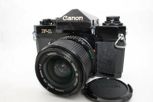 ☆キヤノン F-1（C617024）Canon 前期 F-1 ・・NEW　FD　24ｍｍF2　カメラレンズセット　動作確認済み