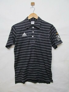 adidas アディダス オーランドパイレーツ グラフィックポロシャツ M 黒 b14678