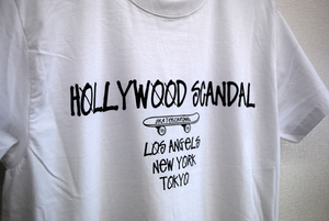 Ｍサイズ-hollywoodScandalSSTシャツstake-whtD