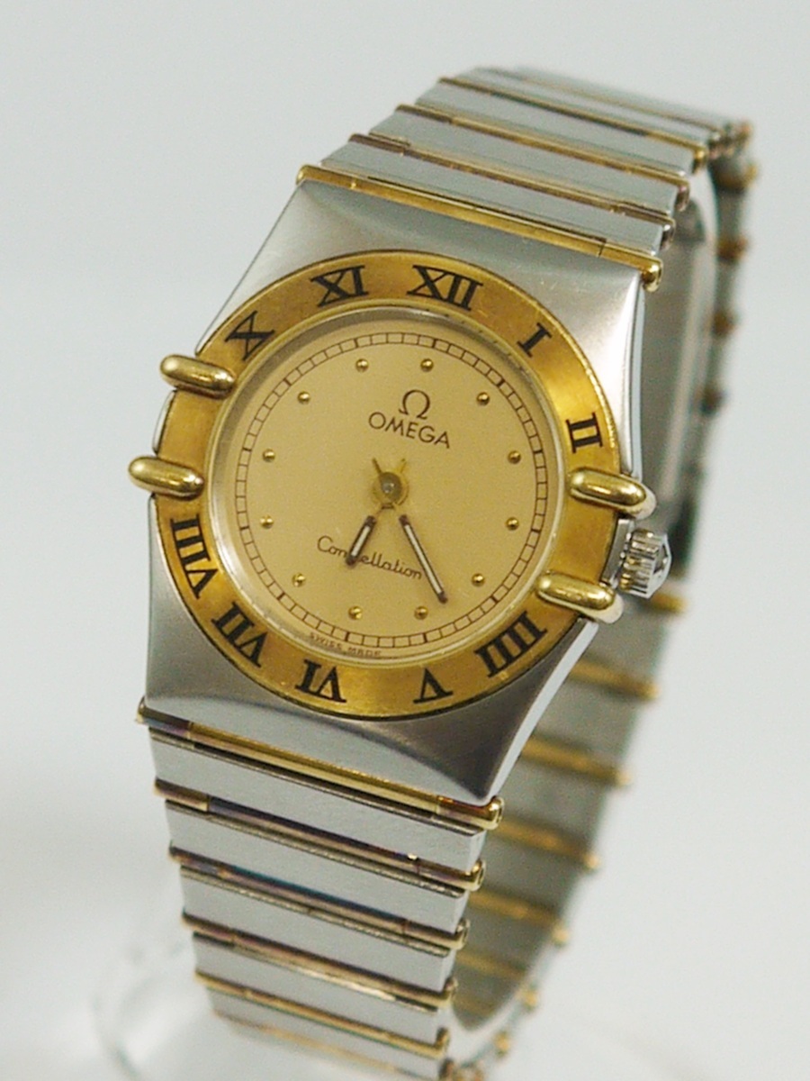 ☆USED品 OMEGA Constellation【オメガ コンステレーション ミニ K18YG ...