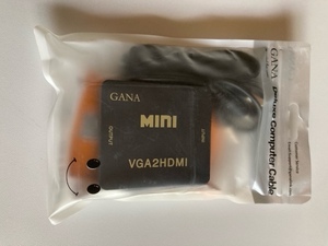 未使用品　VGA2HDMI　VGA→HDMI　映像アップコンバーター　VGA出力をHDMIに変換