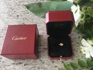 ★ Подлинные ★ Дополнительные красивые предметы ★ Cartier ★ Cally Dolikide Ring ★ PG ★ # 49