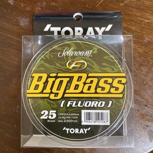 新品　TORAY 東レ　Big Bass フロロカーボン　25lb ナチュラルカラー