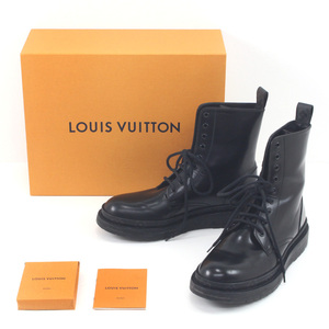 $$ LOUIS VUITTON ルイヴィトン エンジニアブーツ サイズ6 1/2(25.5cm) MT0156 ブラック やや傷や汚れあり