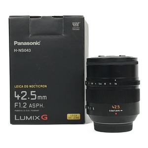 ■■ Panasonic LUMIX G LEICA DG NOCTICRON 42.5mm パナソニック ライカ レンズ H-NS043 やや傷や汚れあり