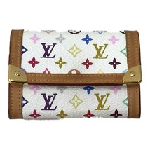 △△ LOUIS VUITTON ルイヴィトン モノグラム マルチカラー ポルトモネ プラ M92657 やや傷や汚れあり_画像2