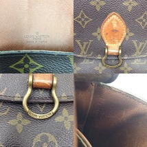 〇〇 LOUIS VUITTON ルイヴィトン モノグラム ミニサンクルー ショルダーバッグ ポシェット M51244 ブラウン 現状渡し 全体的に状態が悪い_画像6