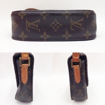 〇〇 LOUIS VUITTON ルイヴィトン モノグラム ミニサンクルー ショルダーバッグ ポシェット M51244 ブラウン 現状渡し 全体的に状態が悪い_画像3