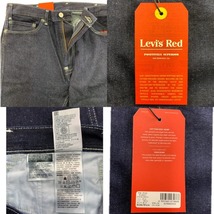▽▽ LEVI'S Red メンズ　ジーンズ　505 ストレート　W36(91cm) A0184-0000 ブルー 未使用に近い_画像4