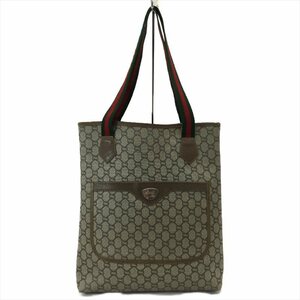 ▼▼ GUCCI グッチ レディース トートバッグ グッチプラス オールドグッチ PVCレザー 傷や汚れあり