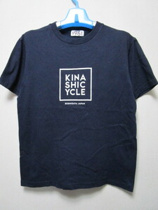  tree pear cycle short sleeves T-shirt *S* navy blue | navy ( Tunnels tree pear ..KINASHI CYCLE print T-shirt )