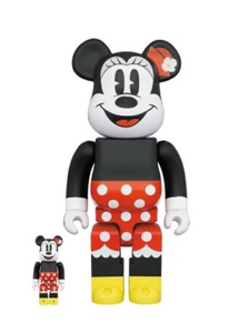 国内正規品　BE@RBRICK MINNIE MOUSE 100％ & 400％　ベアブリック　ミニーマウス　メディコムトイ