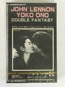 #*J419 unopened JOHN LENNON YOKO ONO John * Lennon Yohko *onoDOUBLE FANTASY double * fantasy cassette tape *#