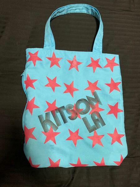 KITSON LA トートバッグ BLUE 