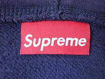 ☆ 初期 2008年 08AW Supreme シュプリーム Small Dot Zip Up Hoodie スモール ドット スウェット ジップ パーカー (ネイビー紺M)CDH_画像4