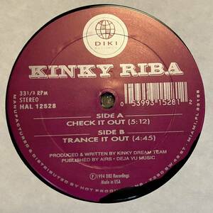 ○【12インチ】KINKY RIBA / Check It Out / ハウス