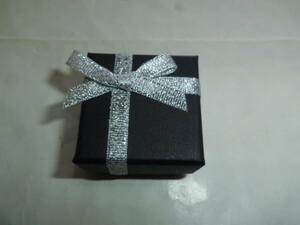  подарок BOX чёрный кольцо 