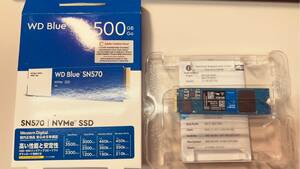 未使用　開封済　WD Blue SN570 M.2 500GB Western Digital