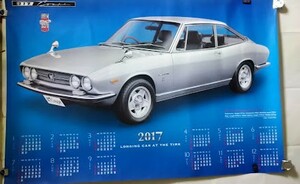 いすゞ　 Isuzu 117coupe 　不織布大型ポスター　2017年　カレンダー　撮影：Takashi Ohta