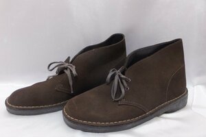 Clarks Clarks замша ботинки чукка размер 26cm Brown чай ботинки 