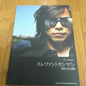 稀少 レア◆ギター弾き語り スコア 昇れる太陽/エレファントカシマシ TAB譜 楽譜