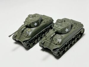 1/144 ペガサスホビー ミリタリー ミュージアム コレクション WWⅡ アメリカ M4A3 シャーマン 戦車 2輌