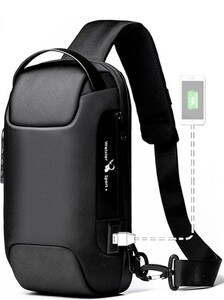 ボディバッグ ワンショルダーバッグ USBポート ショルダーバッグメンズ 防水 斜めがけ 大容量