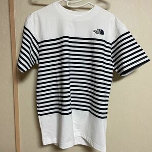 THE NORTH FACE ボーダーTシャツ 白