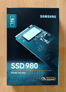 新品未開封　SAMSUNG 980 1TB SSD M.2 NVMe　MZ-V8V1T0B/IT　送料無料　サムスン