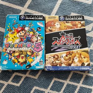 週末限定!お値下げ!Nintendo GAMECUBE スーパーマリオパーティ5・大乱闘スマッシュブラザーズDX 2点セット