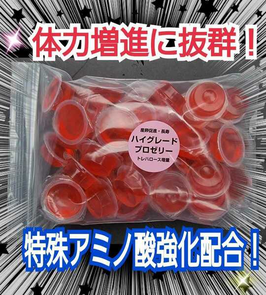 クワガタ、カブトムシの餌はコレ！ハイグレードプロゼリー【50個】食べやすいワイドカップ☆トレハロース強化！産卵促進、長寿効果抜群です