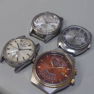 1円~ 稼働 自動 AT 4点 セイコー SEIKO デイデイト ロードマティック LM 5606-7160 6206-8160 リコー ダイナミック オリエント 46D001-09