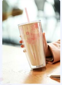 さくらストロー蓋付きタンブラー