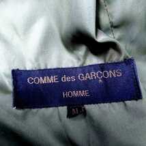 超稀少 90S 1999AW COMME des GARCONS HOMME コムデギャルソンオム 日本製 高級バックロゴプリントヘビーナイロンコーチジャケット M 良品_画像8