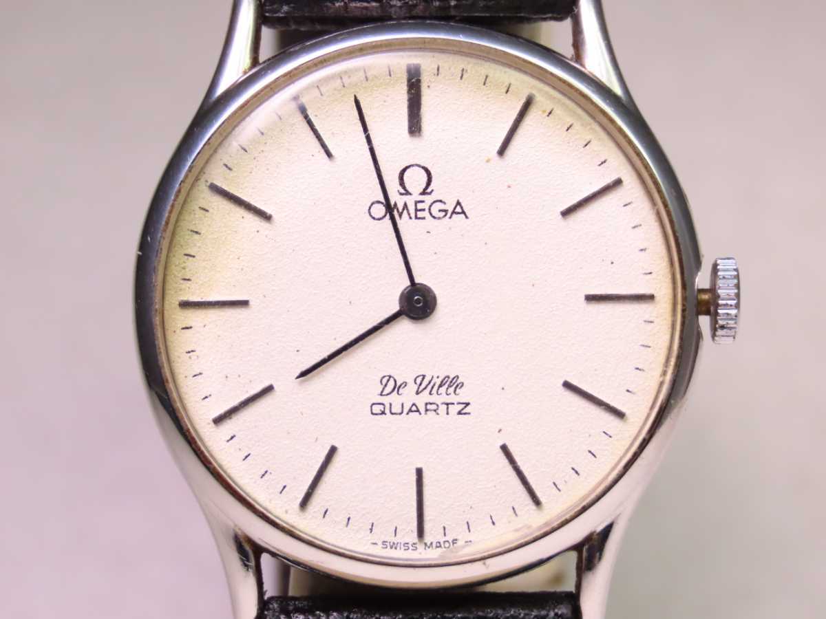 ビンテージ 超レア! OMEGA オメガ Deville デビル クオーツ - www