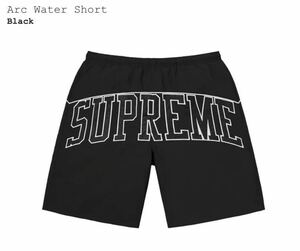 新品 [XLサイズ]Supreme Arc Water Shortシュプリーム 黒 ブラック Black 国内正規品Logo ロゴSHORT WATER BLACK 水着 サーフパンツ 