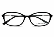 新品 カルバンクライン メガネ ck19557a-001 calvin klein 眼鏡 オーバル 型 めがね アジアンフィット モデル 黒ぶち_画像2