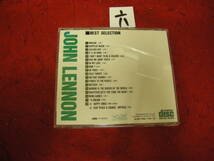 六即決CD!　 JOHN LENNON -BEST SELECTION ジョン・レノン ベストセレクション_画像2