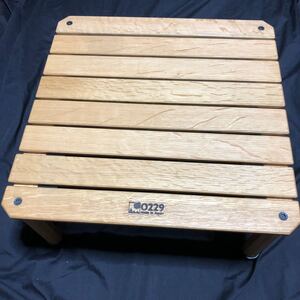 0229 FURNITURE ロールトップ テーブル キャンプ ウッド