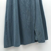 Sisam シサム工房 スカート ブルー系 刺繍 [S105820]_画像4