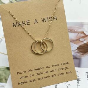 3リングネックレス